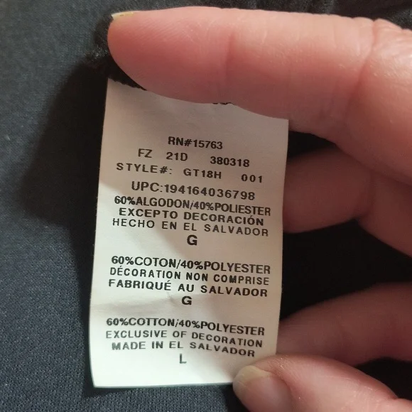 3/$10⭐ Champion Brand T-shirt, Women's Large, Black - Picture 11 of 11